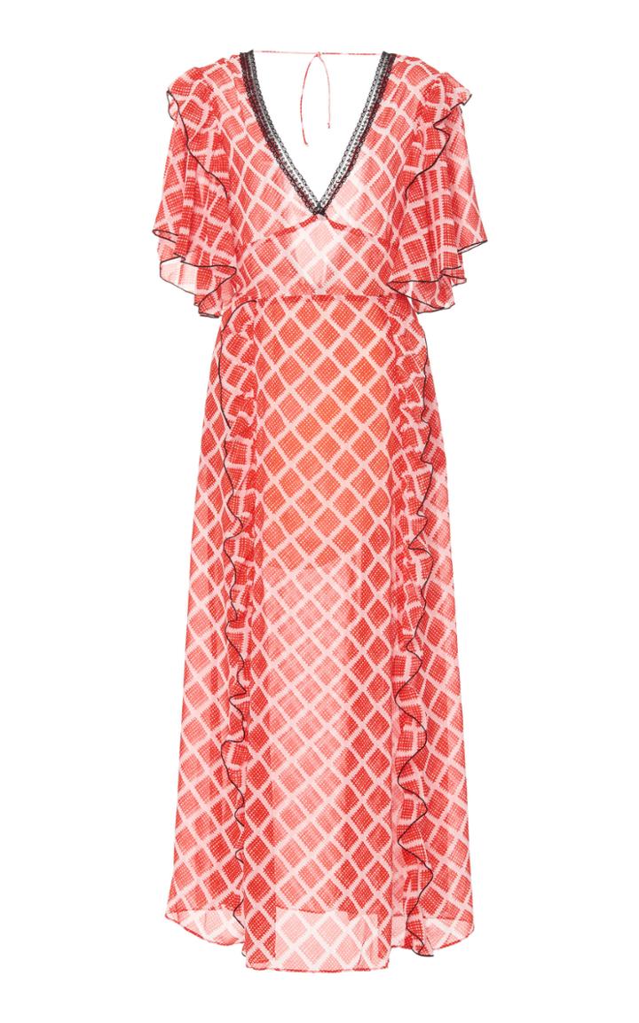 Hofmann Copenhagen Cathrine Printed V-neck Dress