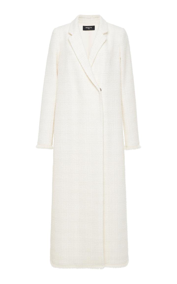 Paule Ka Tweed Gaze Tailored Coat