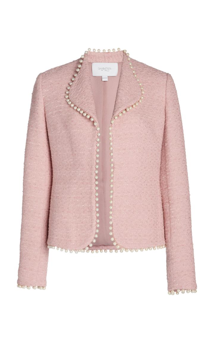 Moda Operandi Giambattista Valli Pearl Trim Collared Jacket