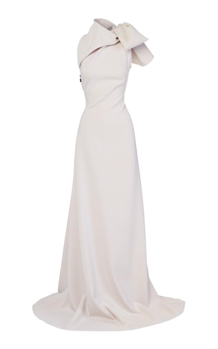 Moda Operandi Maticevski Captivate Embellished Crepe De Chine Gown Size: 6