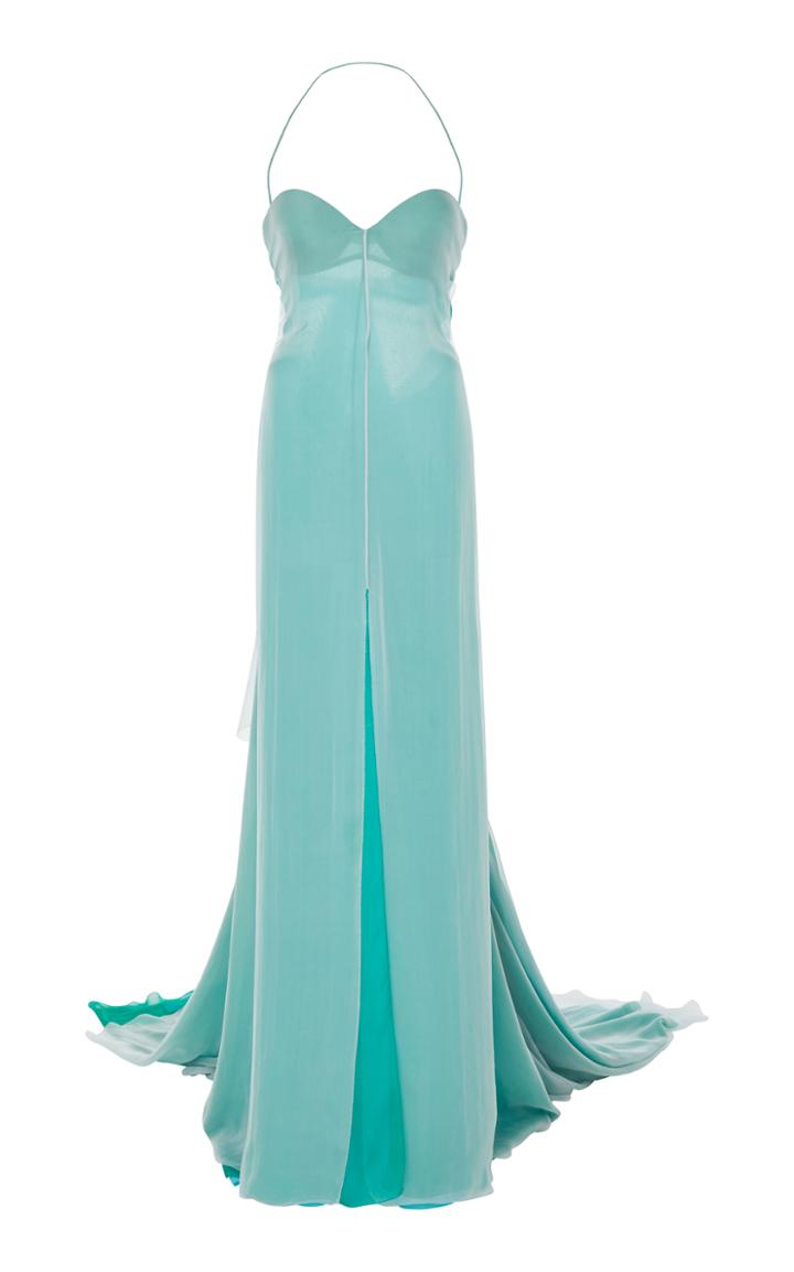 Salvatore Ferragamo Layered Chiffon Gown