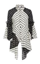 Christian Siriano Diamond Stripe Shirt