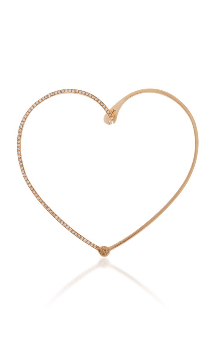 Kim Mee Hye Single Large Open Your Heart Earring