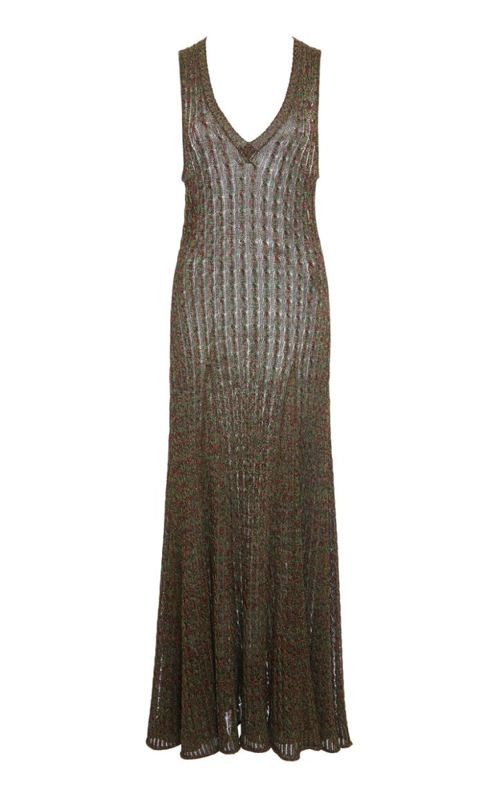 Moda Operandi Missoni Strapless Knitted Maxi Dress Size: 38