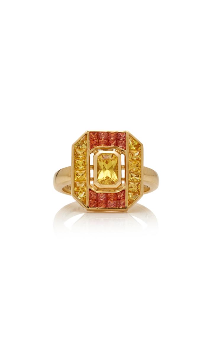Moda Operandi Kavant & Sharart Geoart Puzzle Ring Size: 4