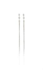 Sara Weinstock Nappa Marquis And Pear Tassel Earrings
