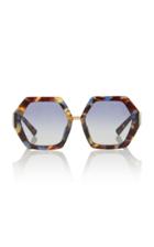 Moda Operandi Valentino Octagon-frame Acetate Sunglasses