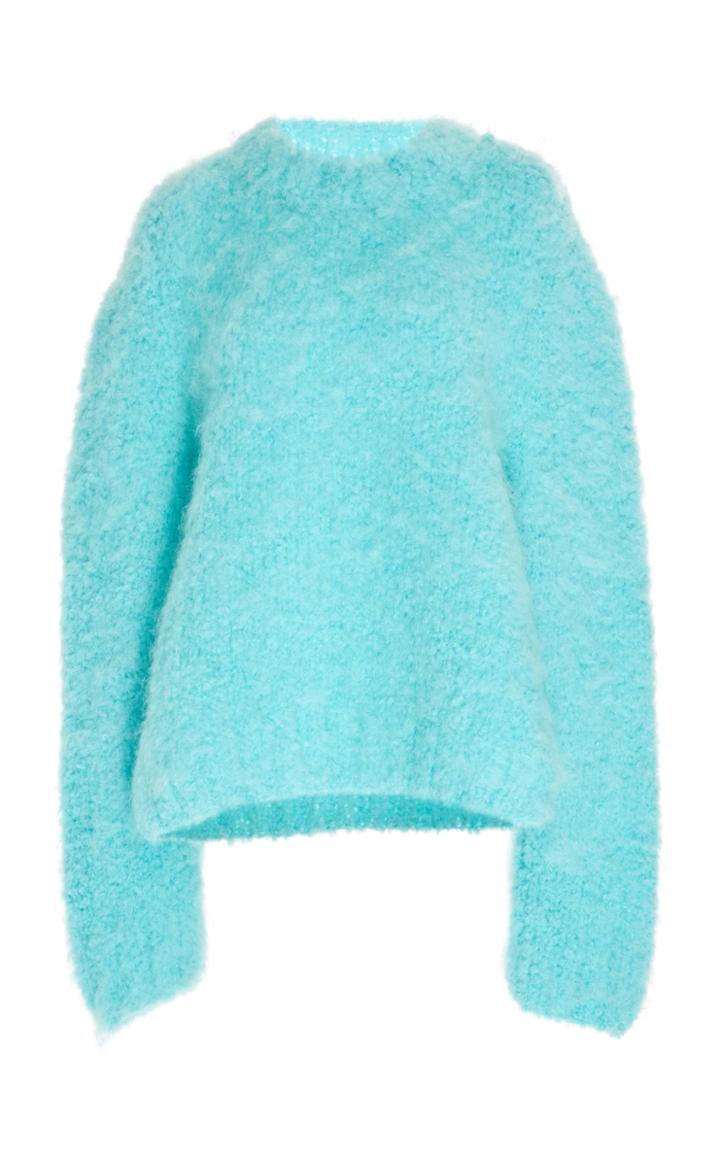 Maison Margiela Oversized Wool Mohair Blend Sweater