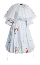 Moda Operandi Simone Rocha Embroidered Cotton Midi Dress