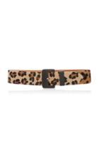 Maison Vaincourt Leopard-print Calf Hair Belt