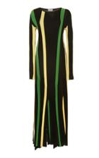 Loewe Striped Ribbed Cotton-jersey Maxi Dress Size: Xs