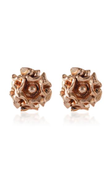 Bernard James Rosa 14k Rose And Yellow Gold Earrings