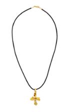 Moda Operandi Lisa Eisner One Of A Kind 22k Gold Nugget Cross Necklace