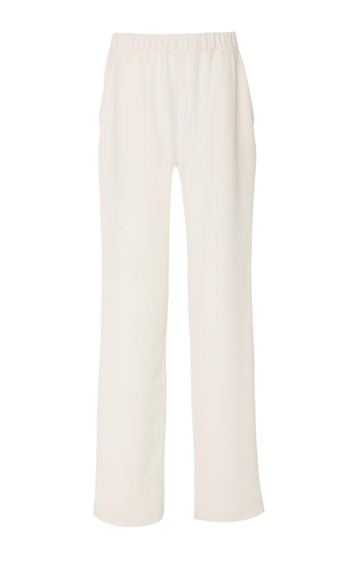 Sally Lapointe Crepe De Chine Track Pant