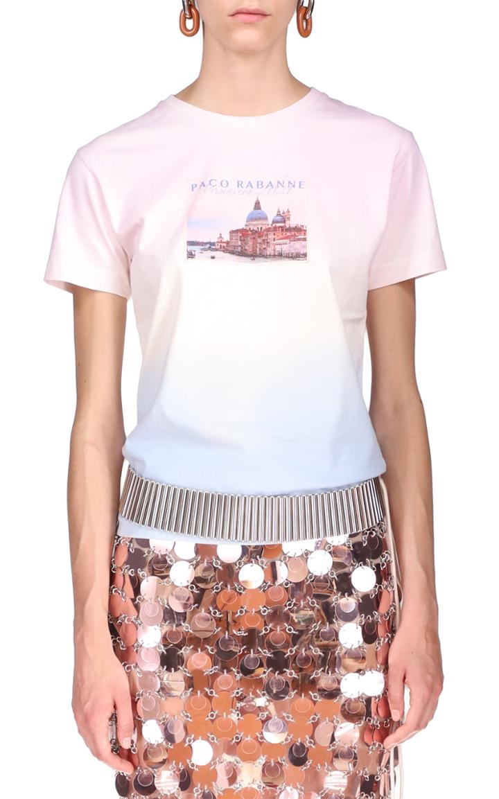 Moda Operandi Paco Rabanne Logo-print Cotton Jersey T-shirt