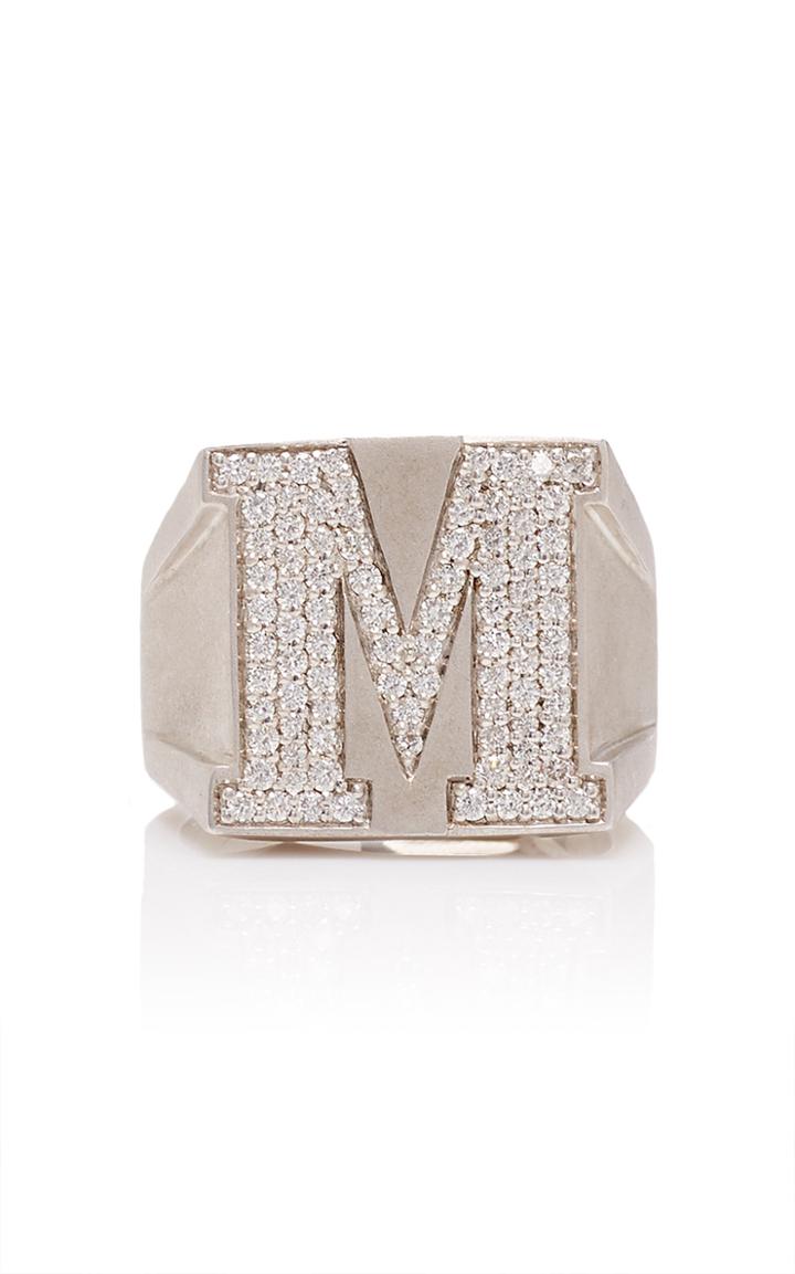 Lynn Ban Sterling Silver Diamond Ring