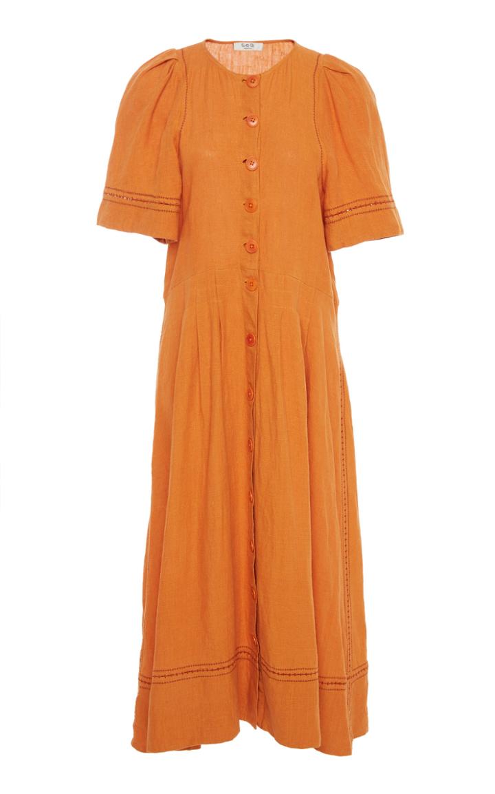 Sea Izzy Linen Midi Dress