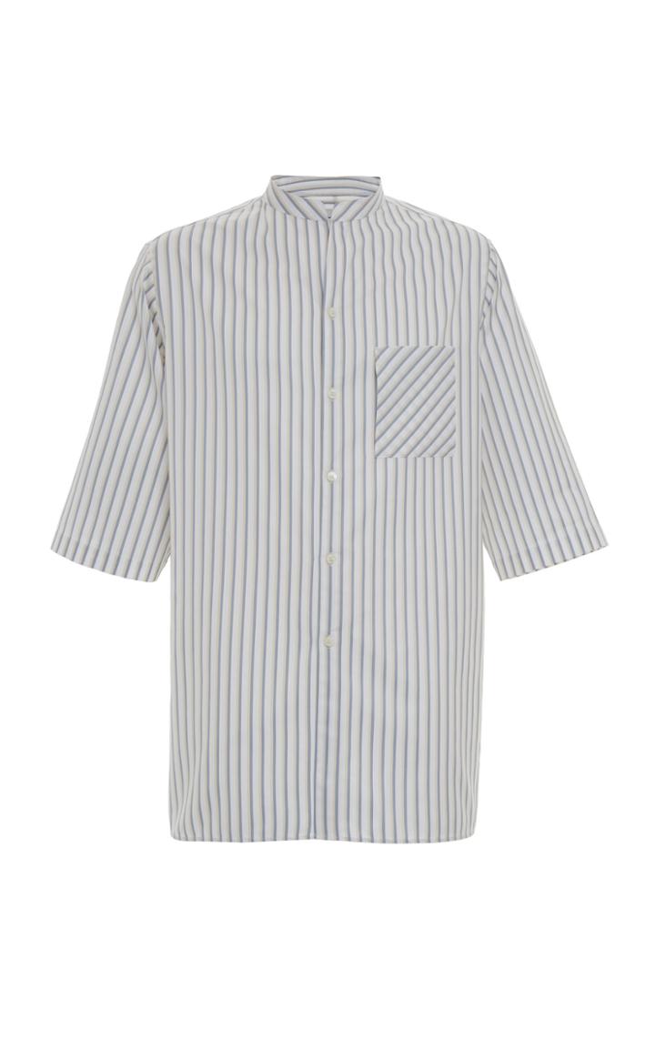 Salvatore Ferragamo Striped Short Sleeve Shirt