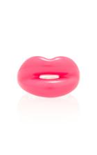 Moda Operandi Hot Lips By Solange Neon Pink Hotlips Ring