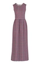 Moda Operandi Giuliva Heritage Collection The Filomena Sleeveless Dress Printed Silk