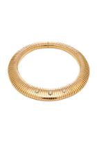 Vintage Bulgari 18k Rose Gold Diamond Snake Link Necklace