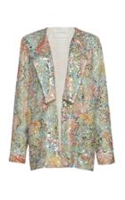 Sandra Mansour Reine De La Nuit Floral Sequin Jacket