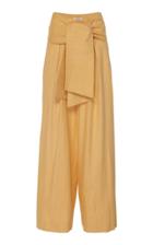 Rosie Assoulin Sash-tie Silk Wide-leg Pants