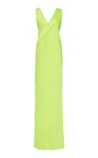 Moda Operandi Helmut Lang Sash-detailed Duchess Satin Dress Size: 4