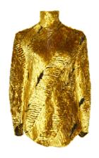 Petar Petrov Rahel Metallic Asymmetric Skirt
