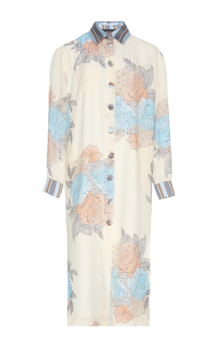 Rossella Jardini Printed Long Shirt Dress