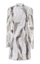 Moda Operandi Burnett New York Embroidered Tulle Mini Dress Size: 0