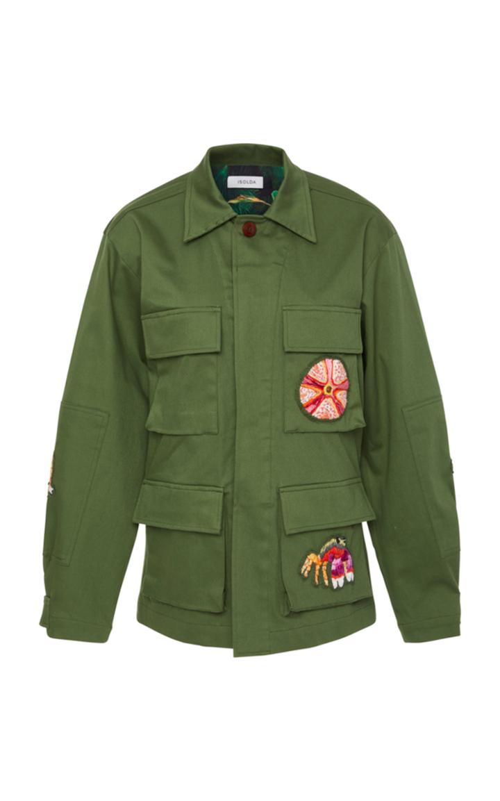 Isolda Green Army Jacket