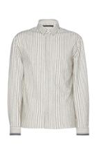 Haider Ackermann Striped Cotton-poplin Shirt Size: S