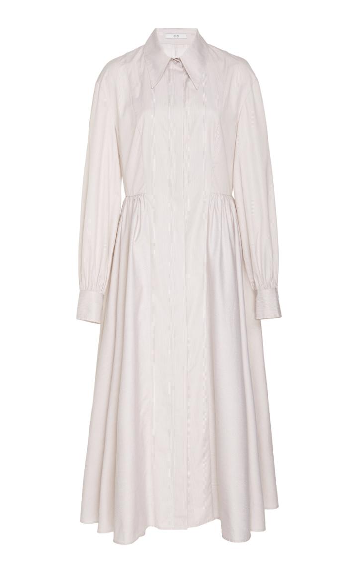Co Flared Shirt Dress