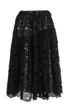 Cecilie Bahnsen Silk Lace Rosie Midi Skirt