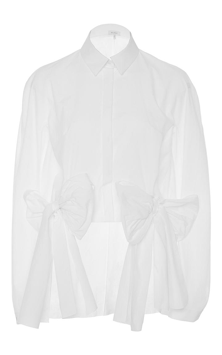 Delpozo Long Sleeve Cotton Blouse