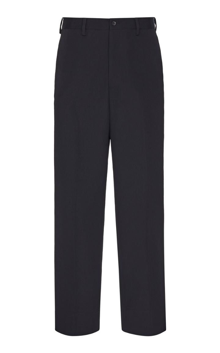 Yohji Yamamoto Wool Straight-leg Pants