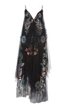 Biyan Giosenn Ebroidered Tulle Dress