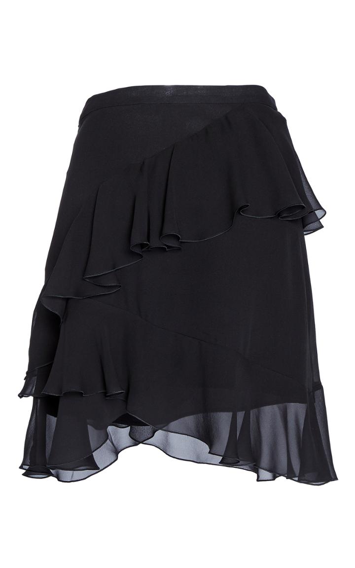 Elie Saab Ruffled Mini Skirt