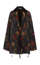 Rosetta Getty Floral Jacquard Robe Jacket