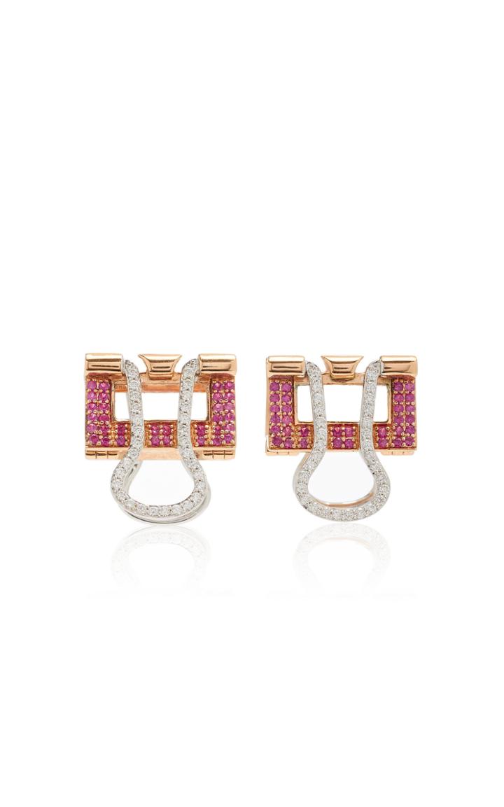 Moda Operandi Nadine Ghosn 18k Rose Gold Clip Earring