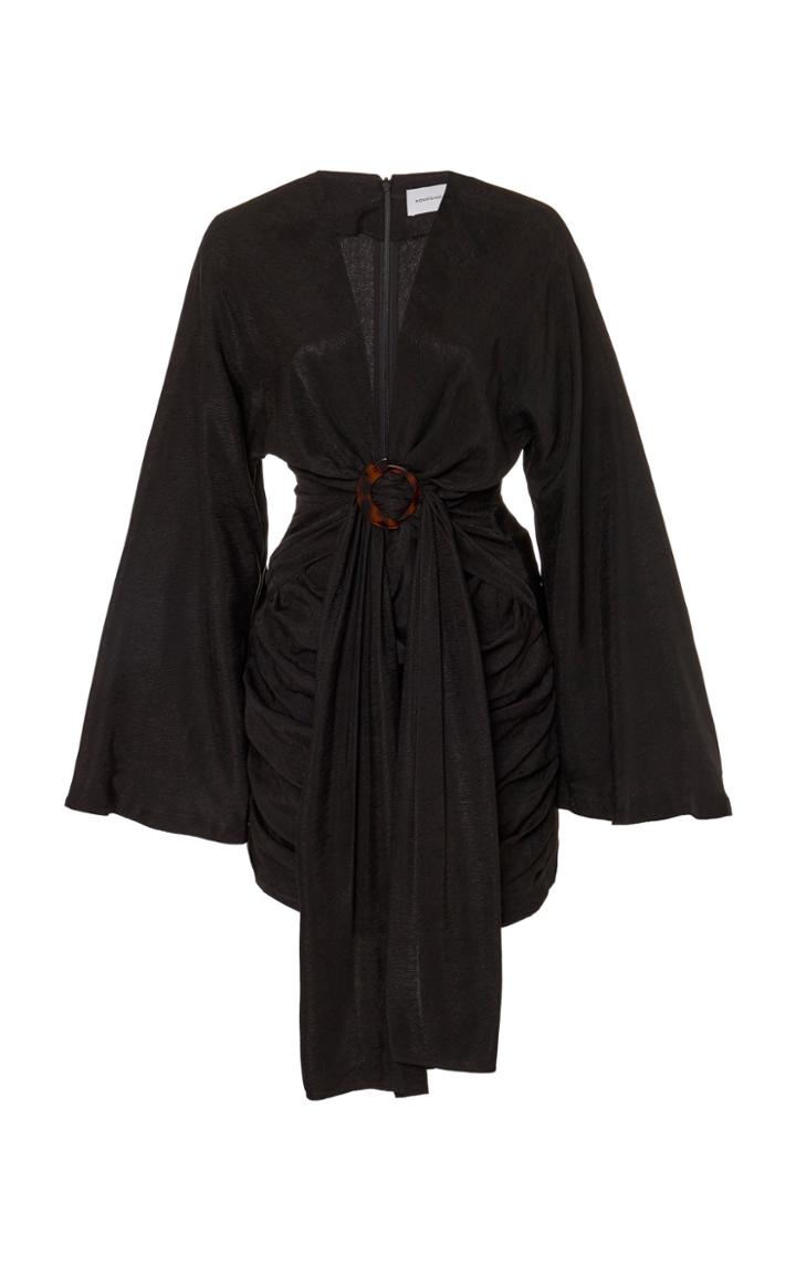 Moda Operandi Significant Other Sia Crepe Bell Sleeve Mini Dress Size: 2
