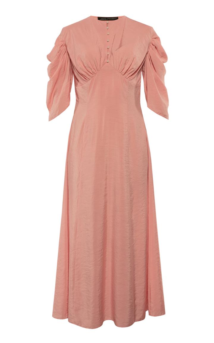 Anna October Cammomile Draped Taffeta Dress