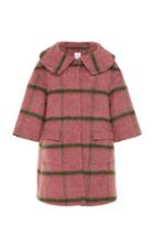 Stella Jean Wool Blend Plaid Waist Coat