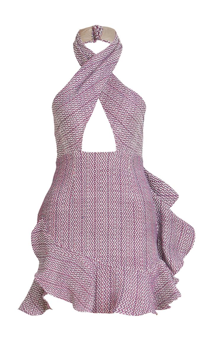 Lana Mueller Amera Halter Mini Dress