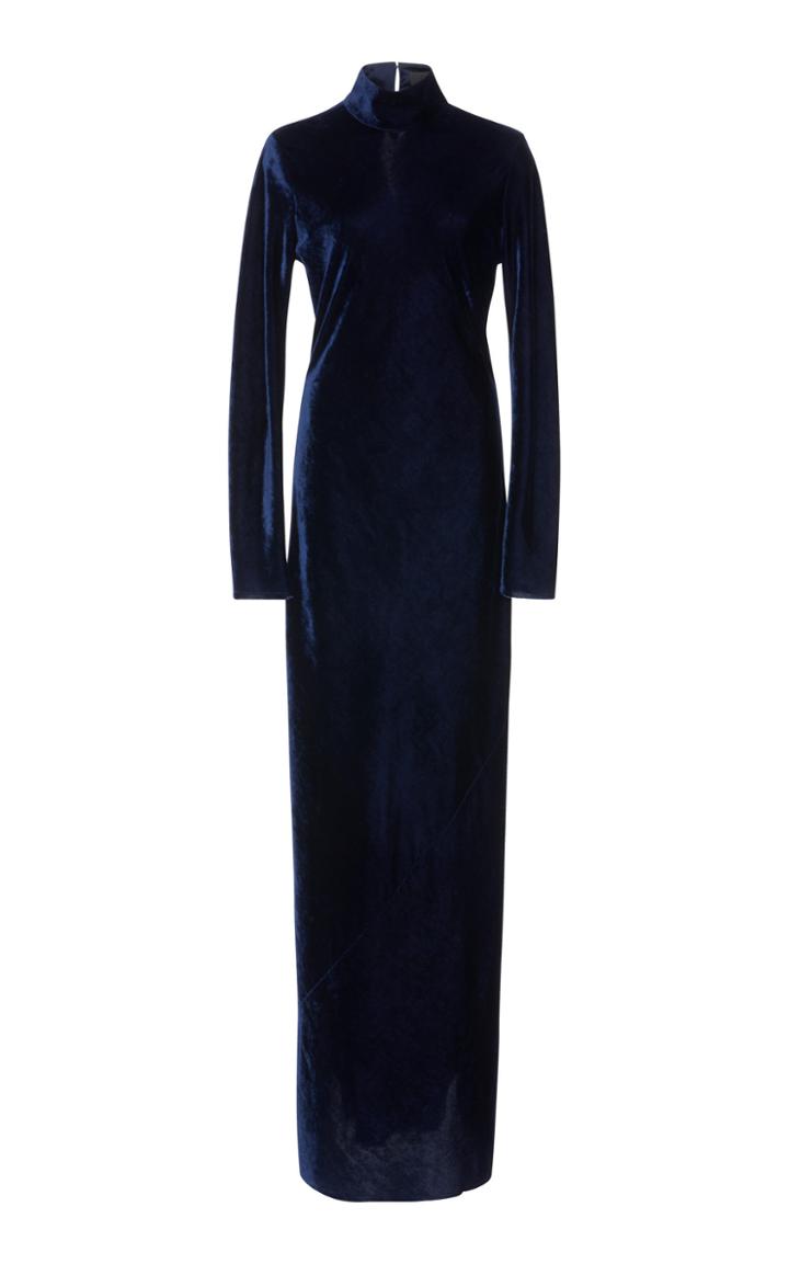 Nili Lotan Genevieve Velvet Dress