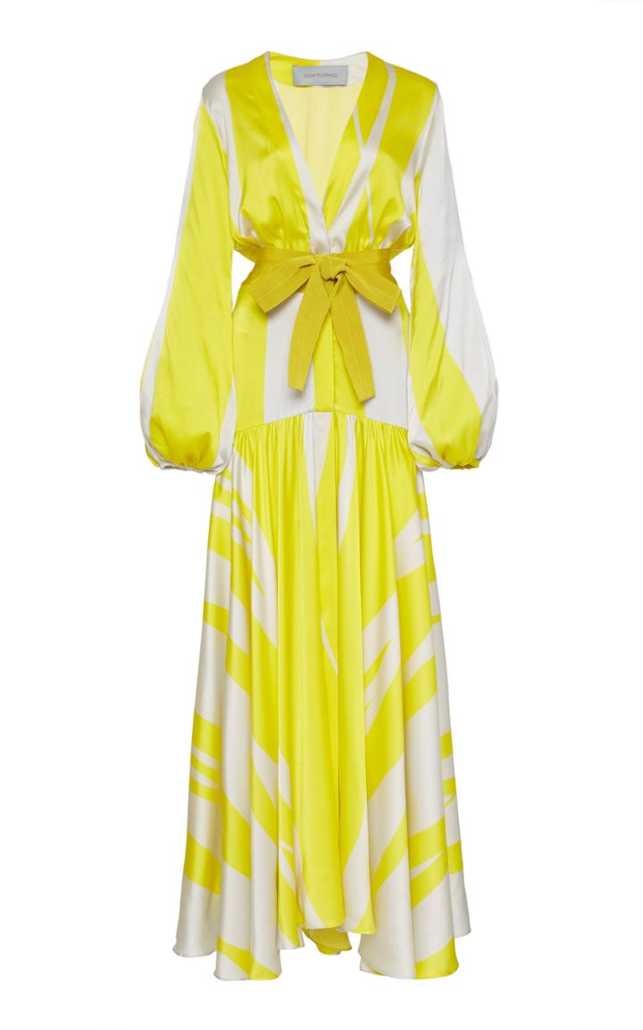 Moda Operandi Silvia Tcherassi Felicity Tie-waist Printed Silk-blend Maxi Dress