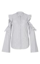 Dorothee Schumacher Sensitive Volume Cold Shoulder Shirt
