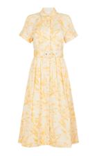 Rebecca Vallance Rousseau Short Sleeve Midi Dress