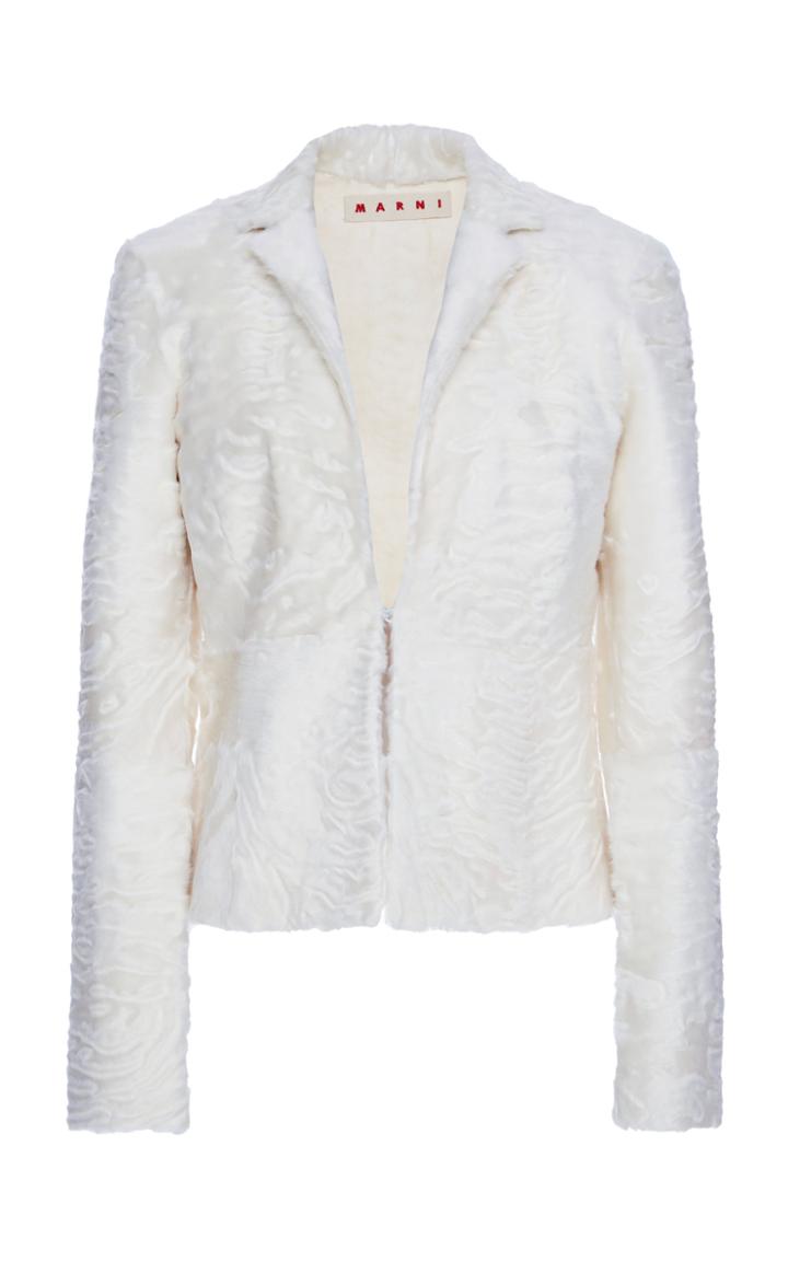 Marni Lamb Swakara Fitted Jacket